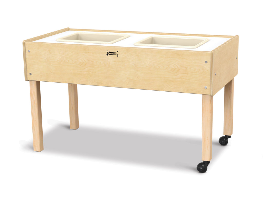 2 TUB SENSORY PLAY TABLE TODDLER OR STANDARD HEIGHT by Jonti-Craft®