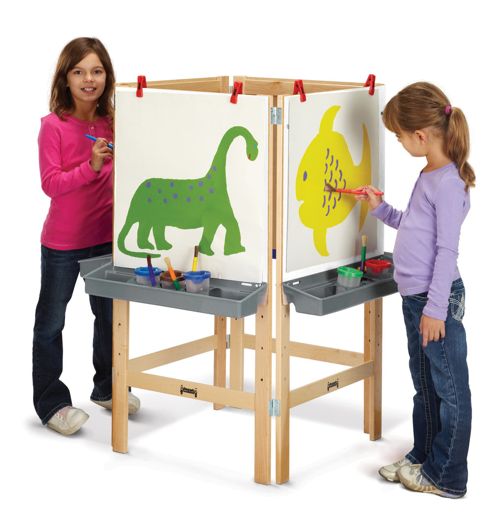 3 OR 4 WAY ADJUSTABLE EASEL by Jonti-Craft