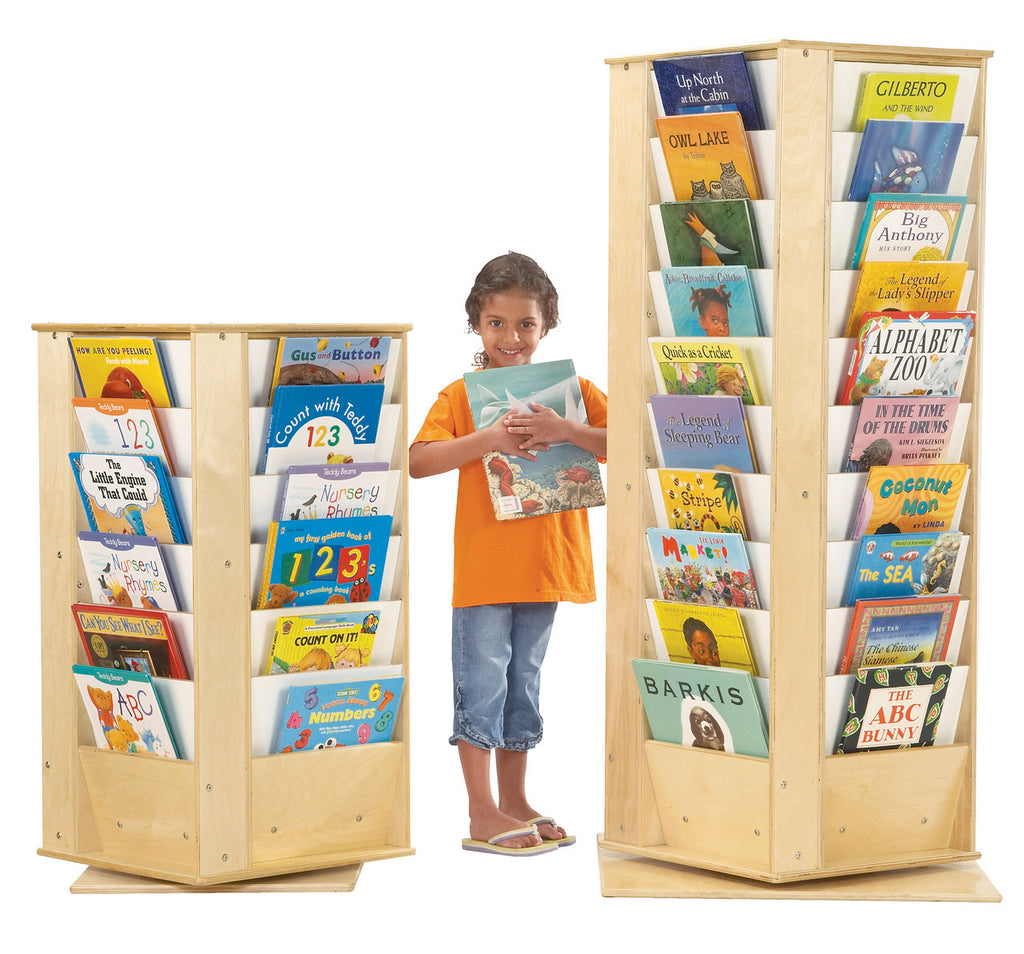 REVOLVING LITERACY TOWER SMALL OR LARGE by Jonti-Craft