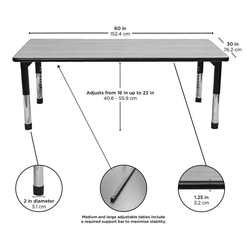 Children's Factory Rectangular Table