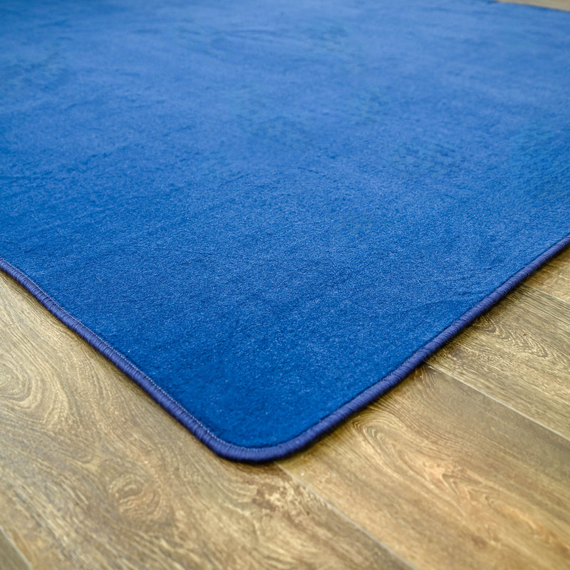 Children's Factory Solid Navy Classroom Carpet