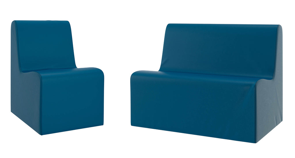 Children's Factory Large Contour Chair & Sofa Set