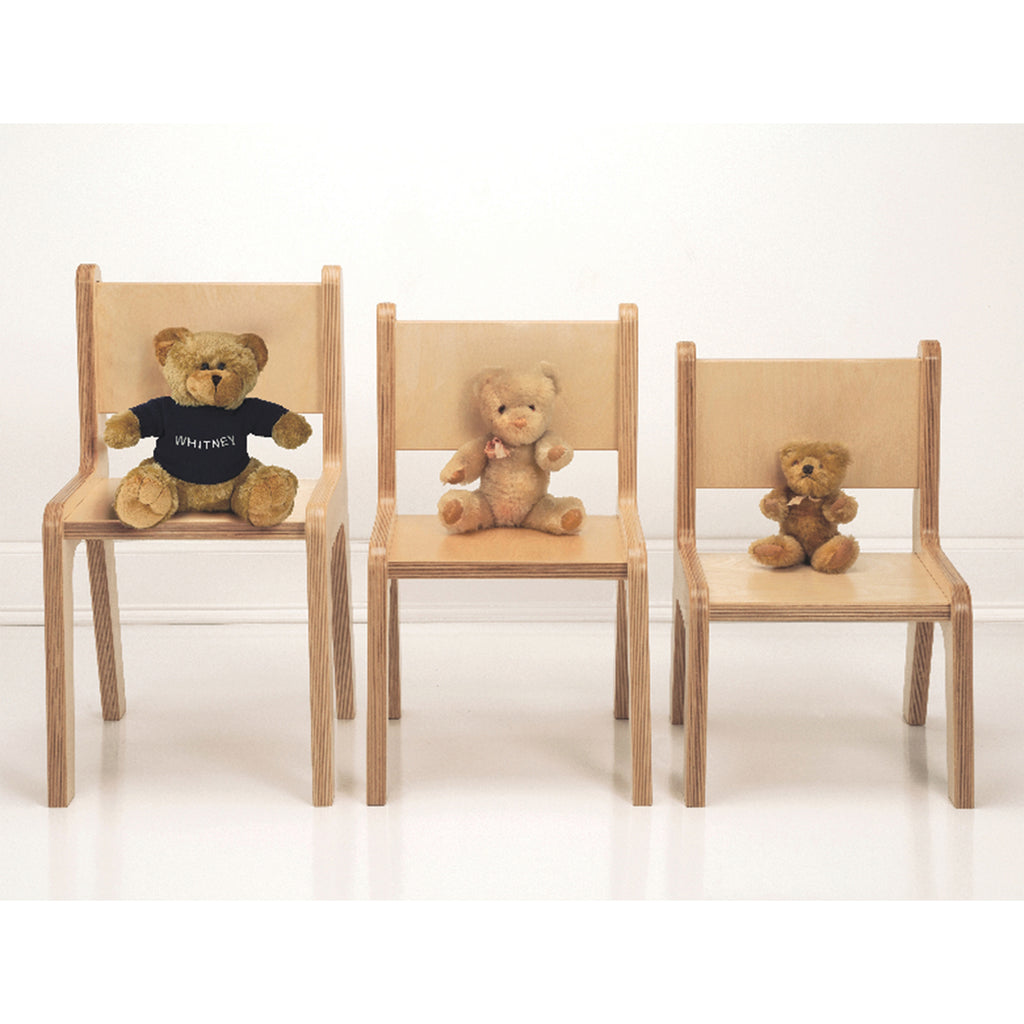 Whitney Plus Wooden Chairs - Multiple Colors & 10", 12" or 14" Seat Height Options