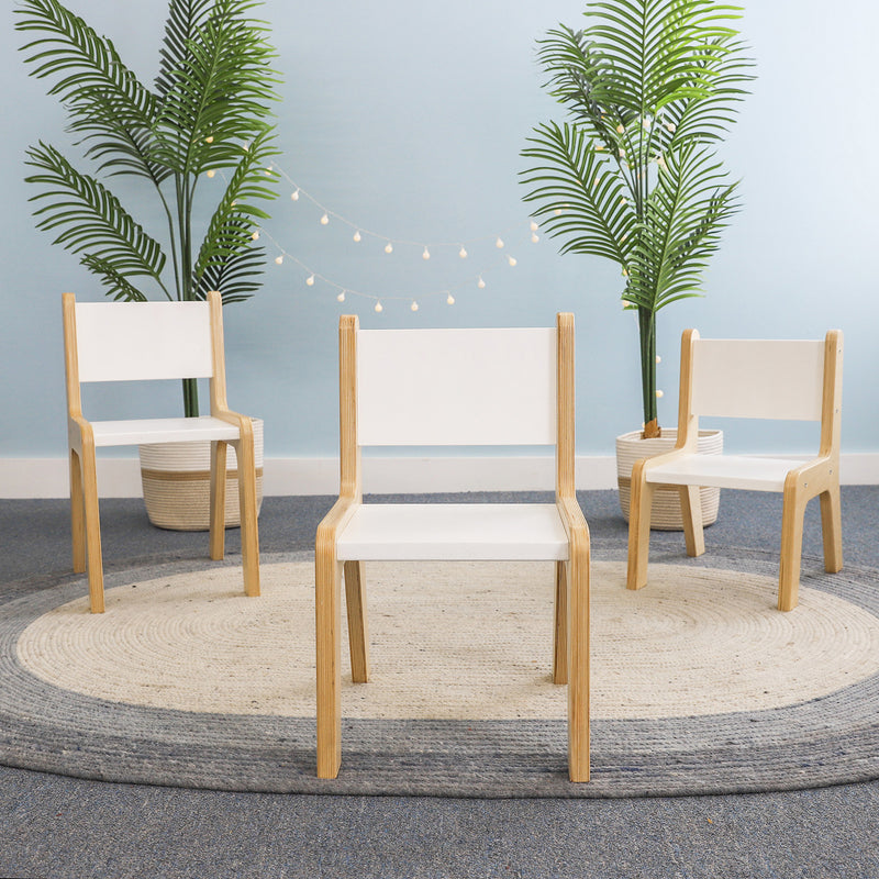 elevatED™ White Classroom Chair - 10", 12" or 14" Seat Height