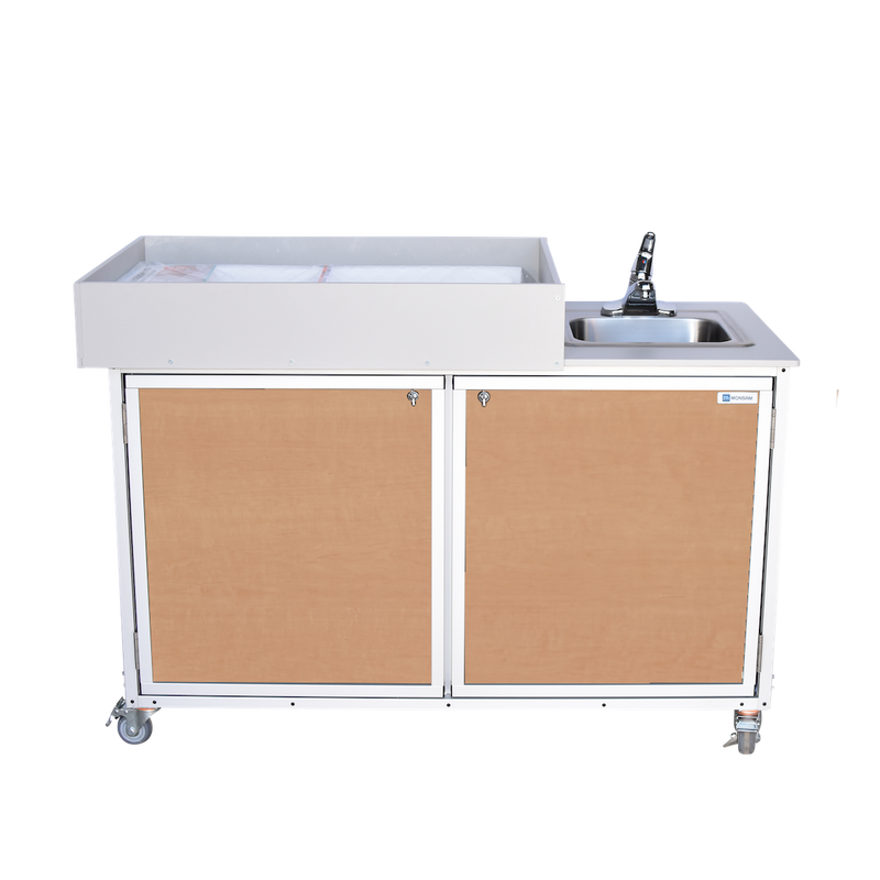 Monsam PSE-2010 Diaper Changing Station with Portable Sink 31" H
