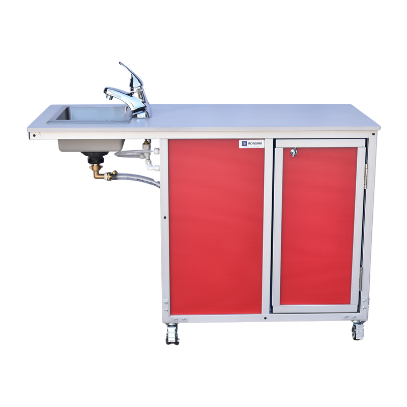 Monsam PSE-2020I Child Height ADA Compatible Portable Sink 28" H