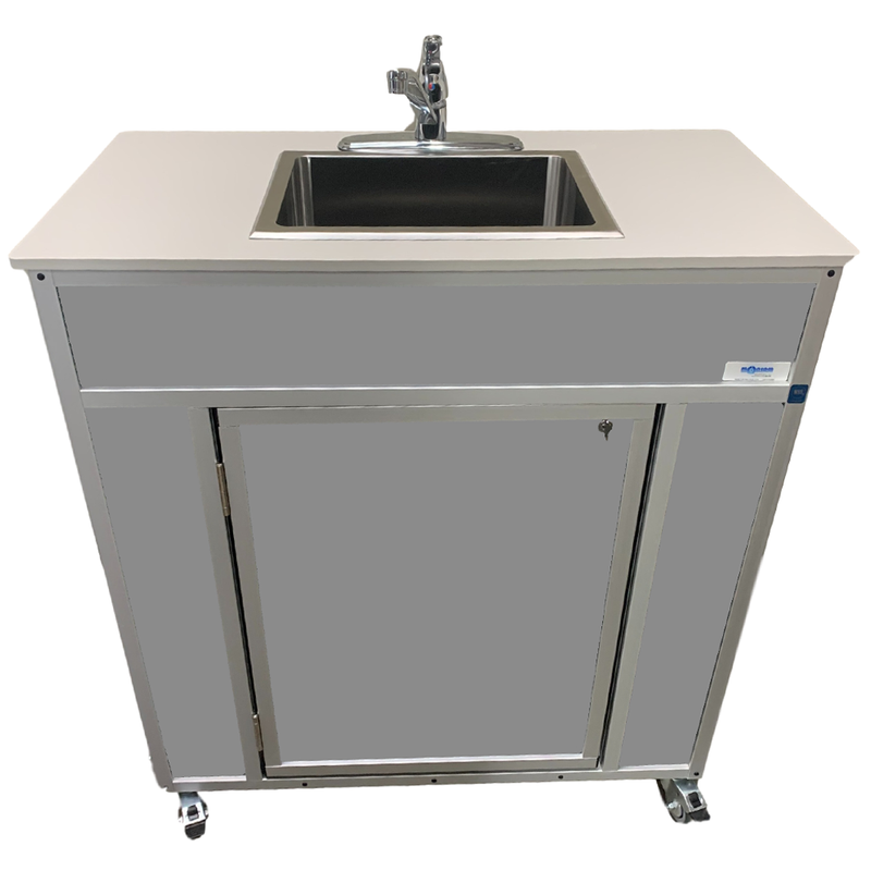 Monsam NS-009 NSF Portable Sink 39" H with 10" Deep Basin