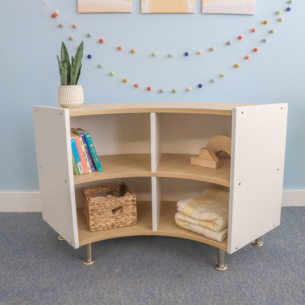 elevatED™ Curve-Out Storage Cabinet - 27" & 33" Height Options