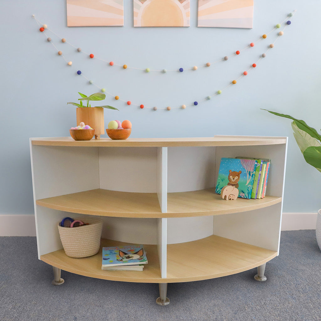elevatED™ Curve-In Storage Cabinet - 27" & 33" Height Options