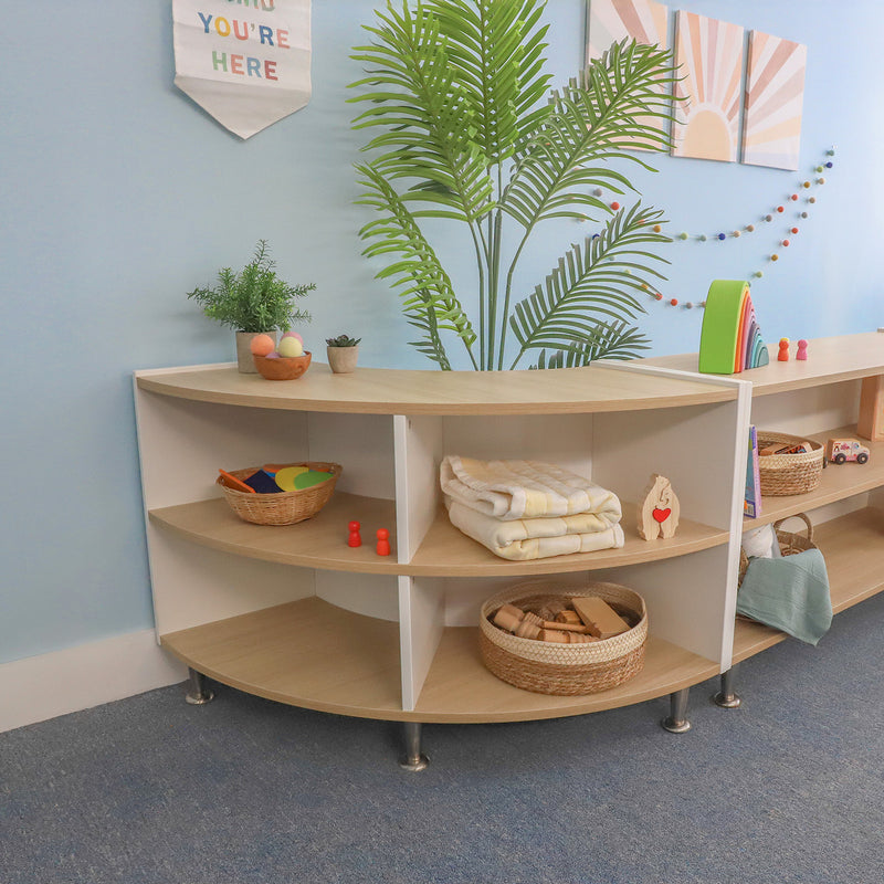 elevatED™ Curve-In Storage Cabinet - 27" & 33" Height Options