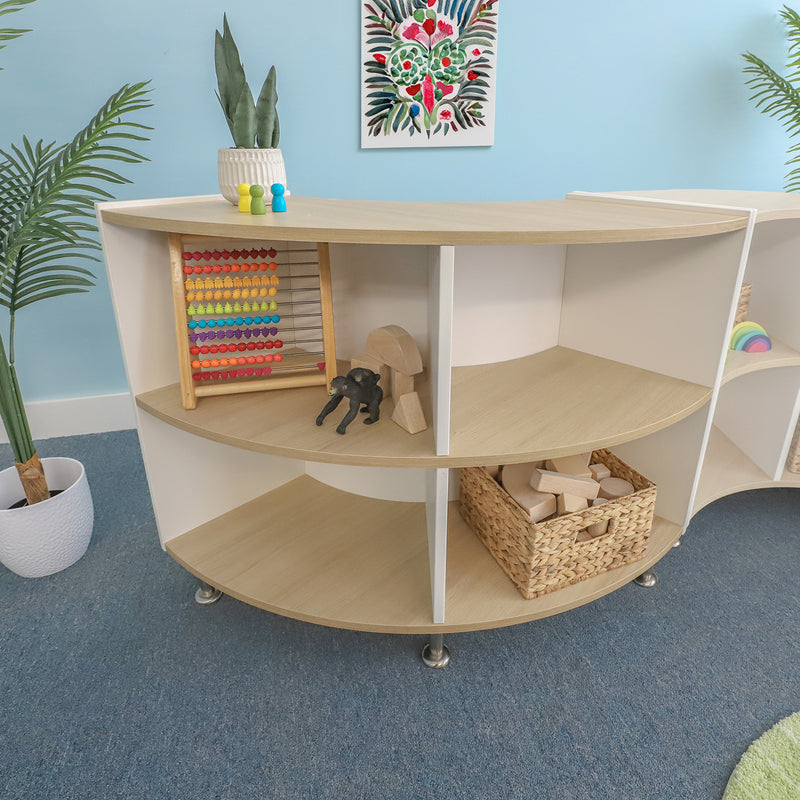 elevatED™ Curve-In Storage Cabinet - 27" & 33" Height Options