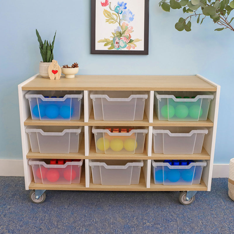 elevatED™ Mobile Tray Storage Cabinet - 9, 12 or 15 Tray Cubbies