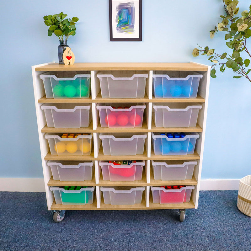 elevatED™ Mobile Tray Storage Cabinet - 9, 12 or 15 Tray Cubbies