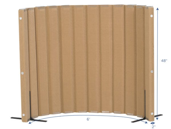 Angeles AB8450NT Sound Sponge® Quiet Divider® 48"H by 6'L Wall