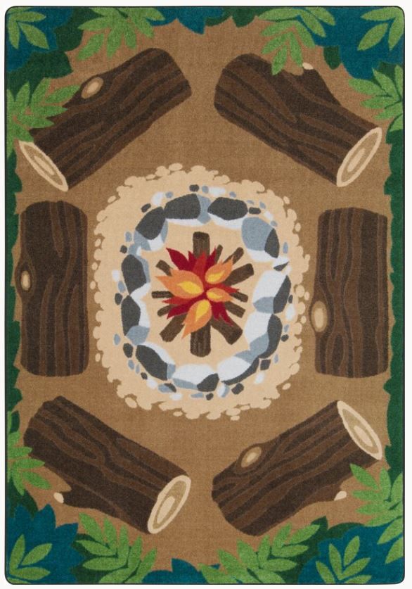 Playscapes Campfire Fun Classroom Carpet