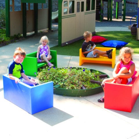 Children's Factory Adapta-Bench Red, Blue, Yellow or Green