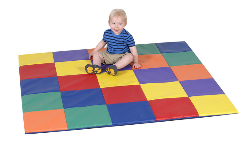 Children's Factory CF321-132 Patchwork Crawley Mat