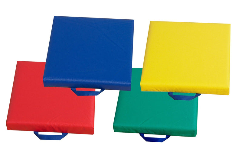 Children's Factory CF321-164 Set of 4 Square Cushions w/Handles