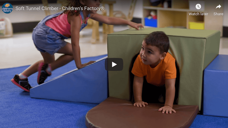 Children's Factory CF710-149 Cozy Woodland Climb-Up Tunnel