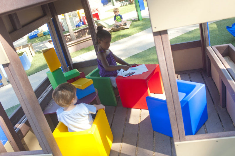 Children's Factory Chair Cubed Indoor/Outdoor Chair