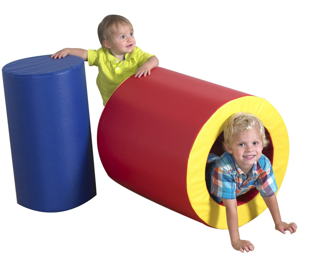 Children's Factory Soft Play Toddler Tumble n' Roll TUNNEL and ROLL Combo
