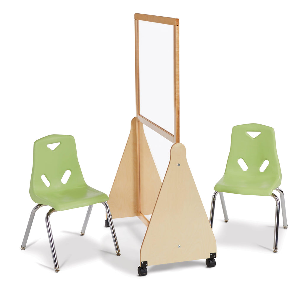 Jonti Craft 1656JC Jonti-Craft See-Thru Small Mobile Space Divider