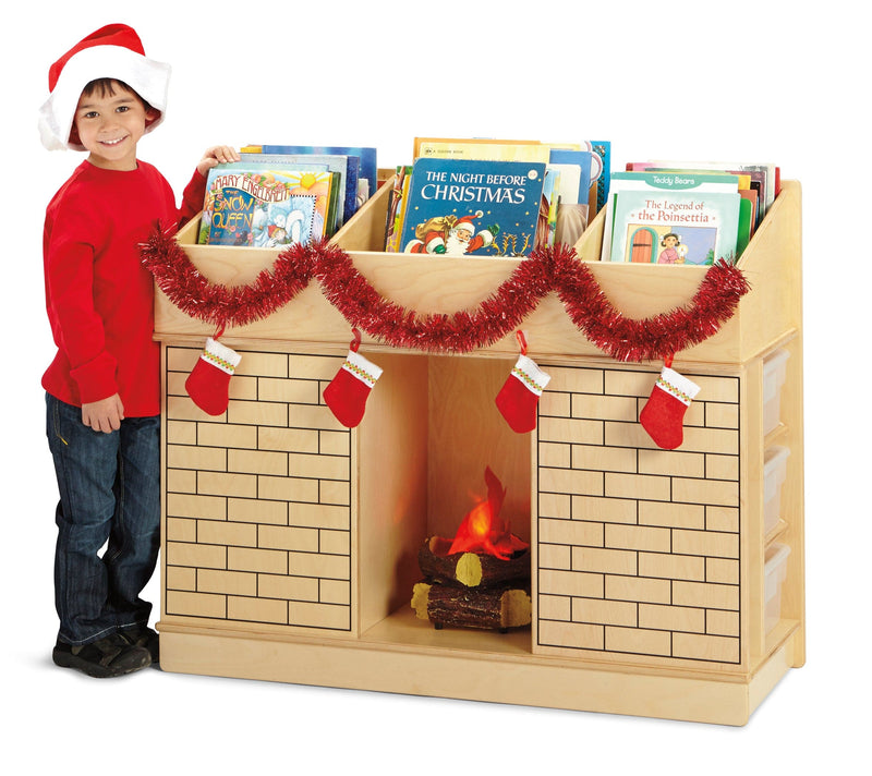 Jonti Craft 3776JC Storybook Fireplace Bookshelf