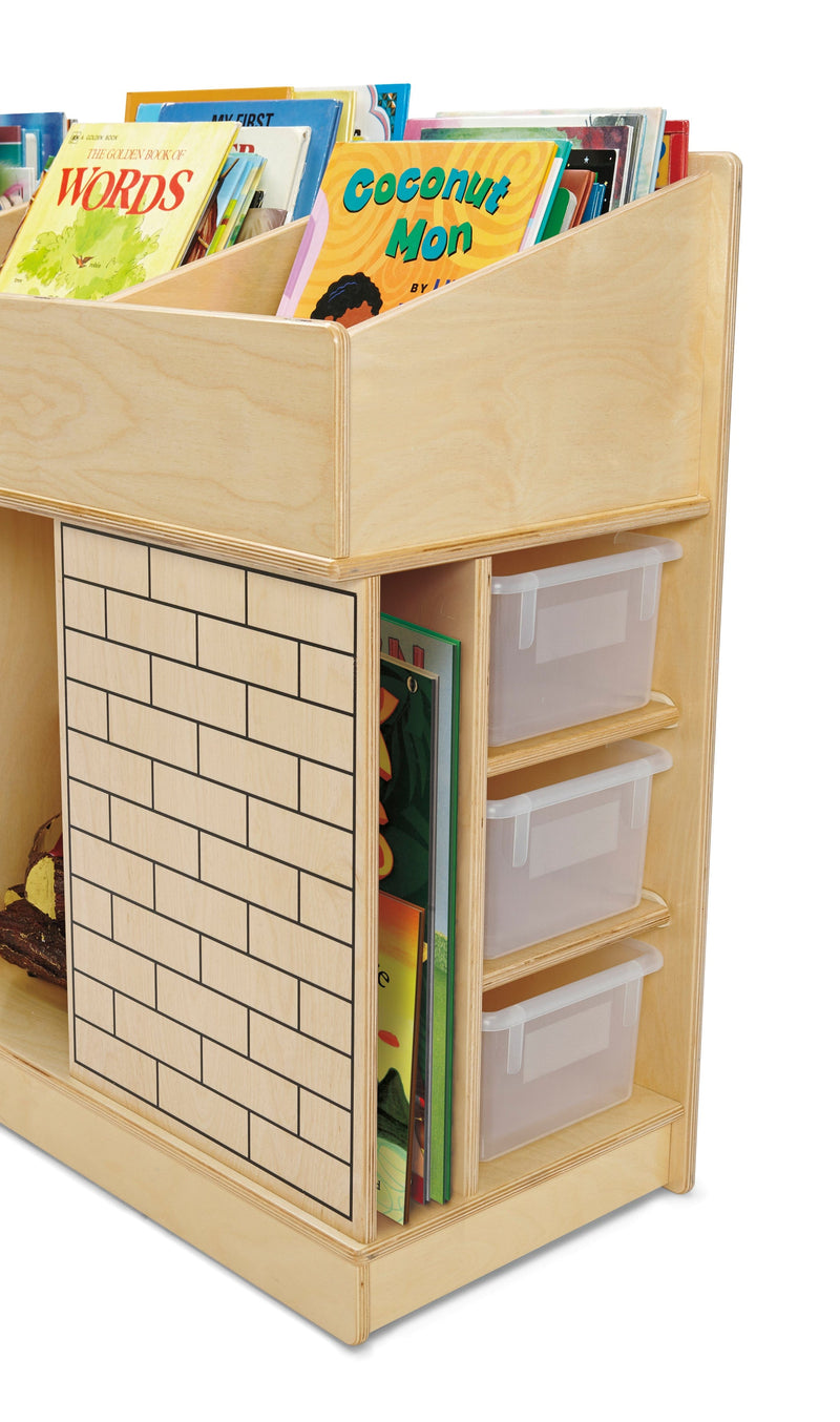 Jonti Craft 3776JC Storybook Fireplace Bookshelf