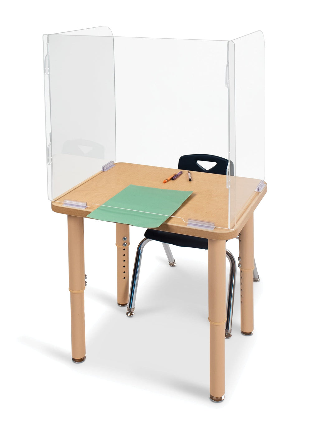 Jonti Craft 9851JC See-Thru Student Desk Top Shield 23.5" High