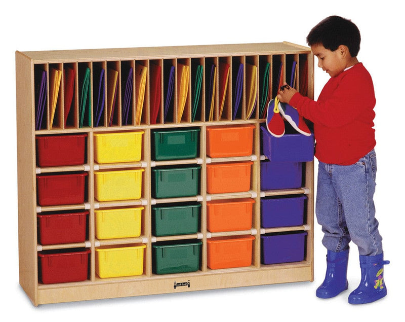 Jonti Craft CLASSROOM ORGANIZER 20 bins and 20 slots by Jonti-Craft