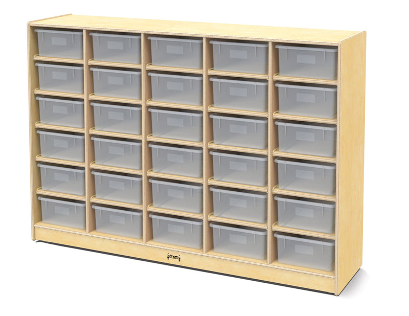 Jonti Craft F Clear 30 Cubbie-Tray Mobile Storage - with Clear, Colored or No Trays  Jonti-Craft®