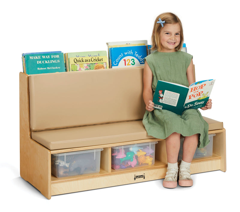 Jonti Craft F Wheat Literacy Couch by Jonti-Craft® 3 colors