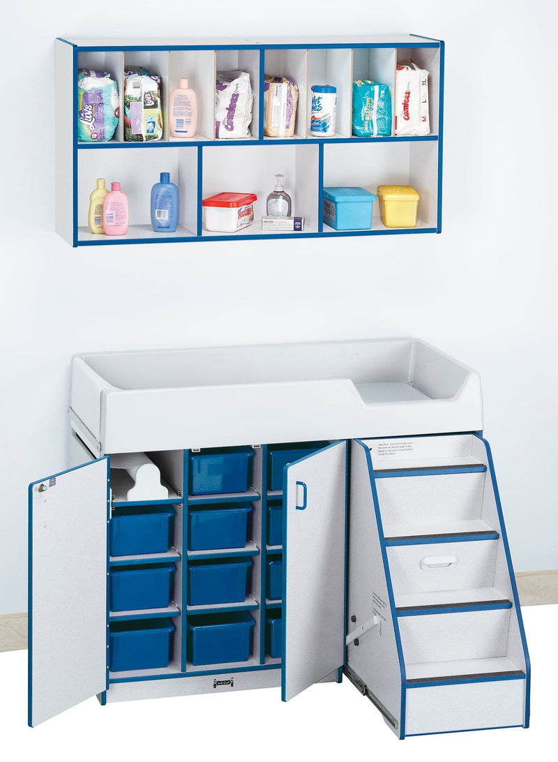 Jonti Craft Rainbow Accents® Diaper Changer with Stairs