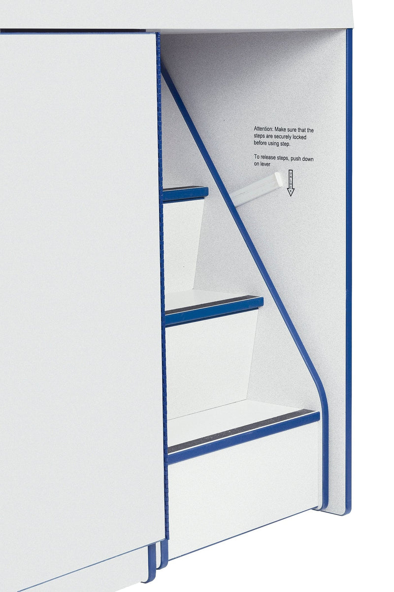 Jonti Craft Rainbow Accents® Diaper Changer with Stairs