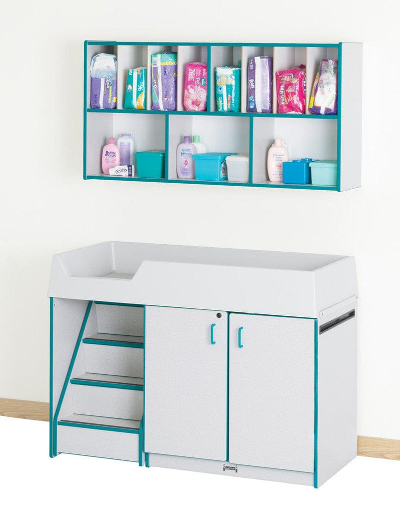 Jonti Craft Rainbow Accents® Diaper Changer with Stairs