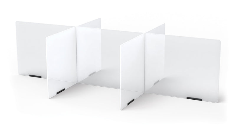 Jonti Craft Room Dividers See-Thru Table Divider 6 station 58.5"x29.5"x16"