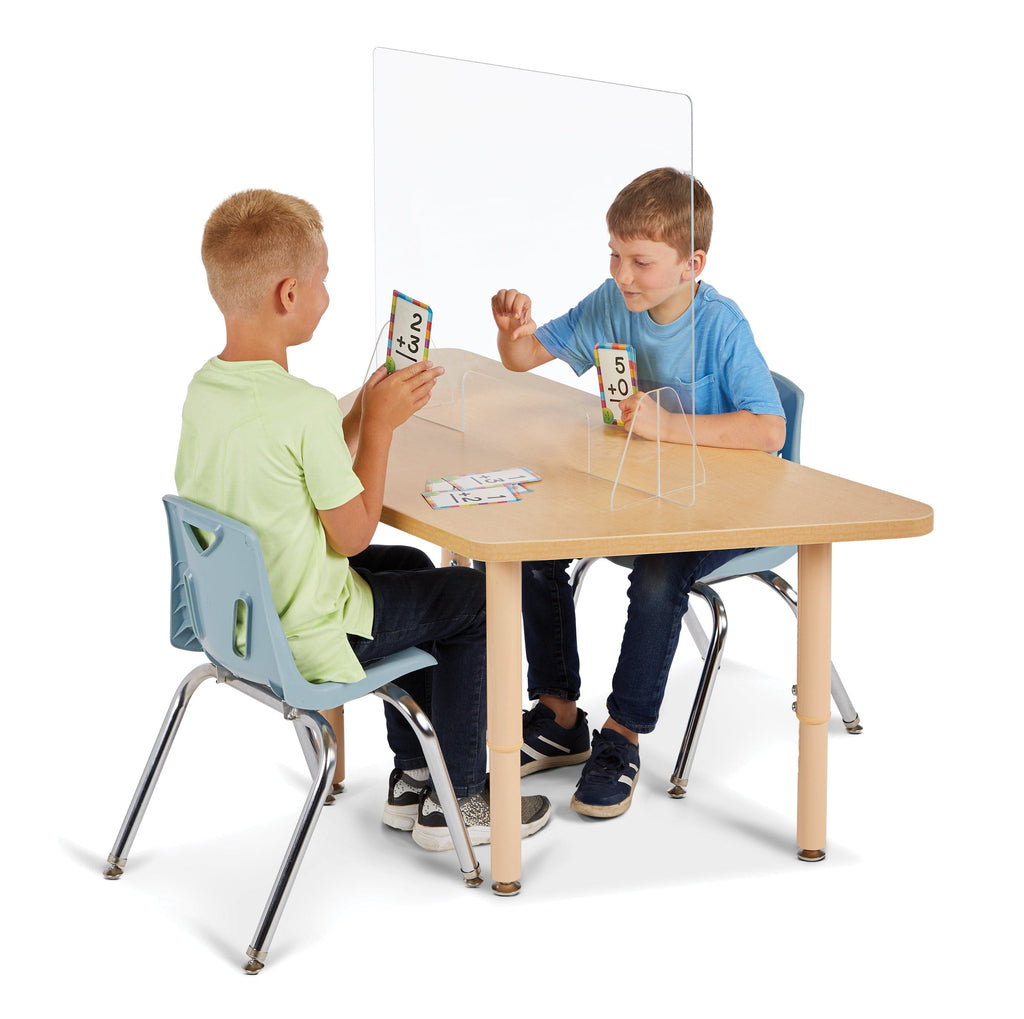Jonti Craft Room Dividers See-Thru Table Divider with Opening- 2 station- 2 sizes