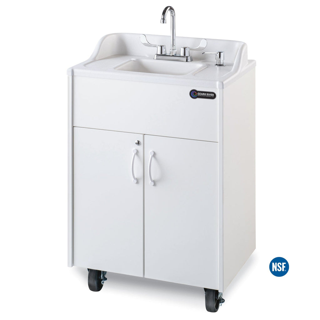 Ozark River ADSTW-ABW-AB1N Ozark River Premier ADSTW-ABW-AB1N Portable Hot Water Sink w/ White ABS Basin