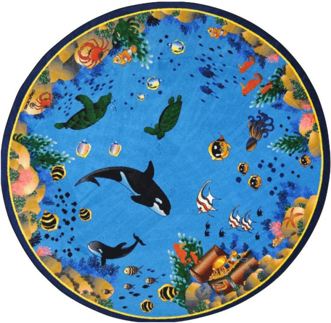 Playscapes Carpets and Rugs Seascape Round Carpet