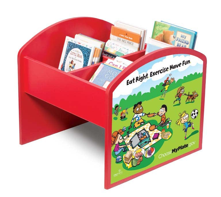 Playscapes MyPlate Kinderbox Book and Media Storage