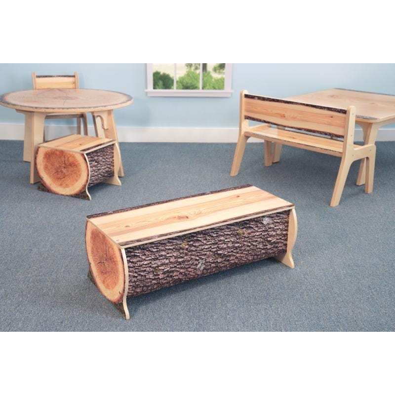 Whitney Brothers Chair Nature View Live Edge Log Bench 12H