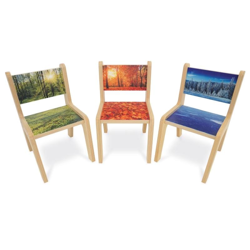 Whitney Brothers Classroom Tables and Chairs Nature View 12H Winter Chair