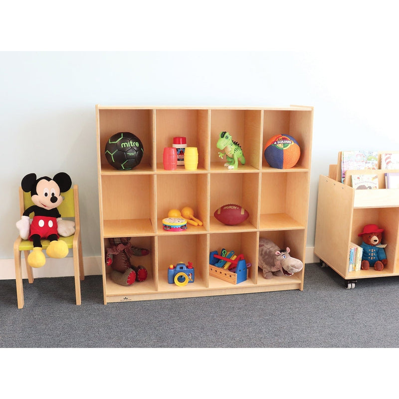 Whitney Brothers Cubby Storage 12 Cubby Backpack Storage Cabinet
