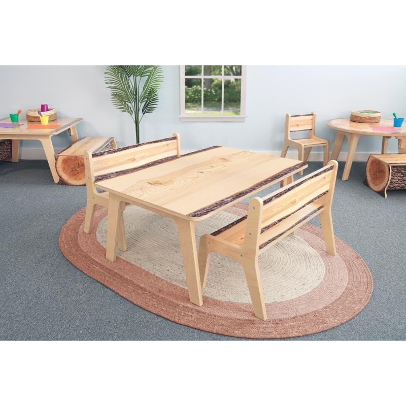 Whitney Brothers Seating Nature View Live Edge Bench 10H