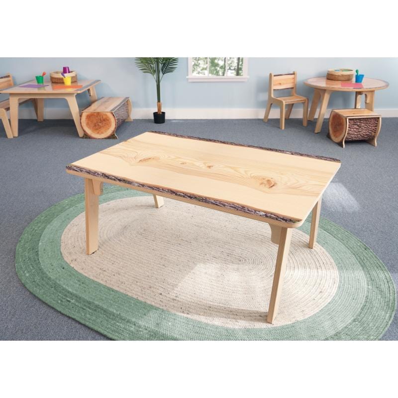 Whitney Brothers Seating Nature View Live Edge Rectangle Table 22H