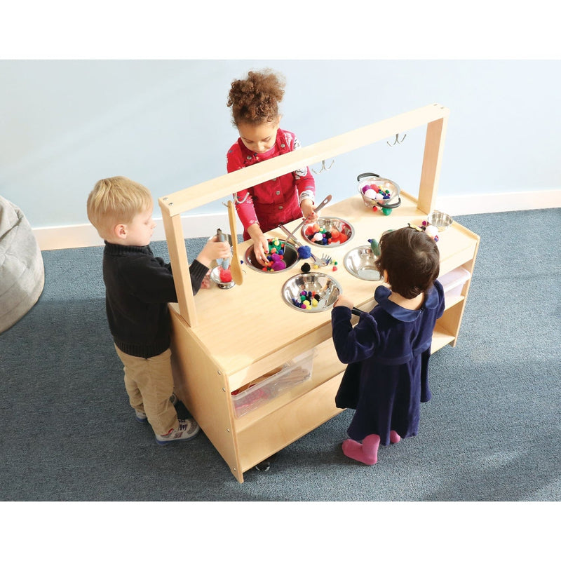 Whitney Brothers Sensory Play Mobile Sensory Play Kitchen
