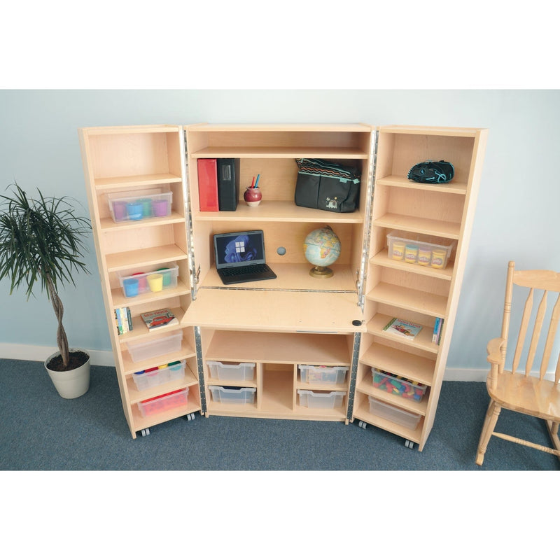 Whitney Brothers Storage & Organization Teachers Hideaway Organization Station