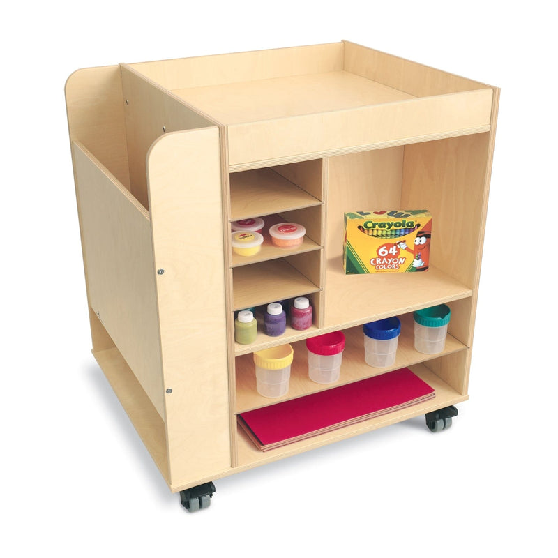 Whitney Brothers Utility Cart Rolling Art Cart