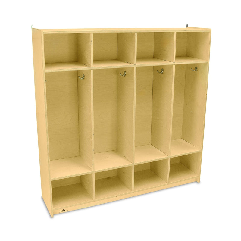 Whitney Brothers WB0128 Four Section Coat Locker