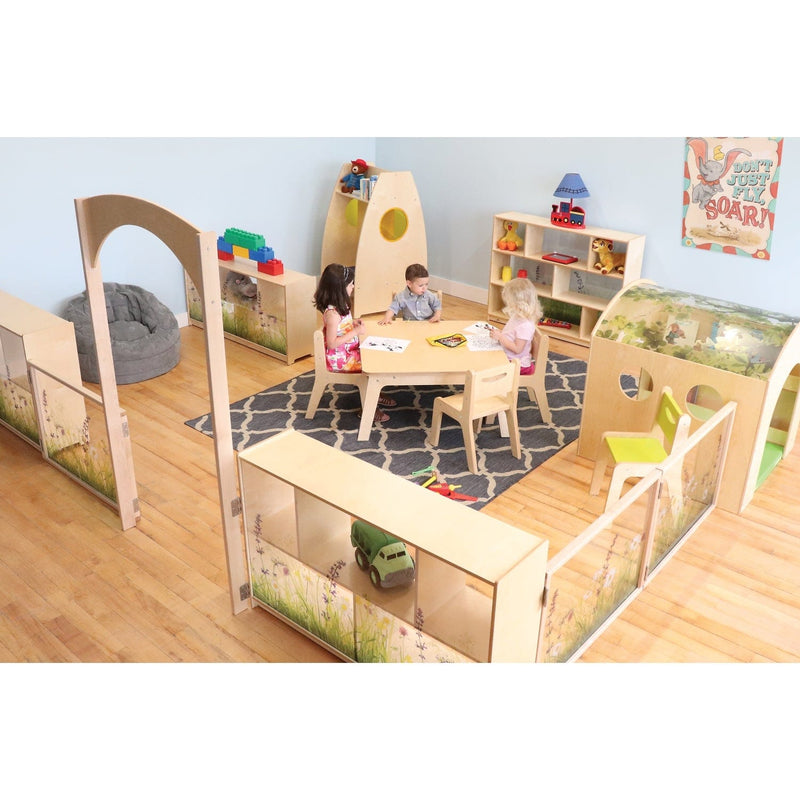 Whitney Brothers WB0247 Nature View Acrylic Back Cabinet 24H